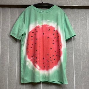 ZARA  size Large T/shirt ,watermelon  tie dyed
